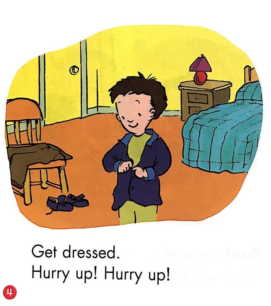 Hurry up绘本故事第4页