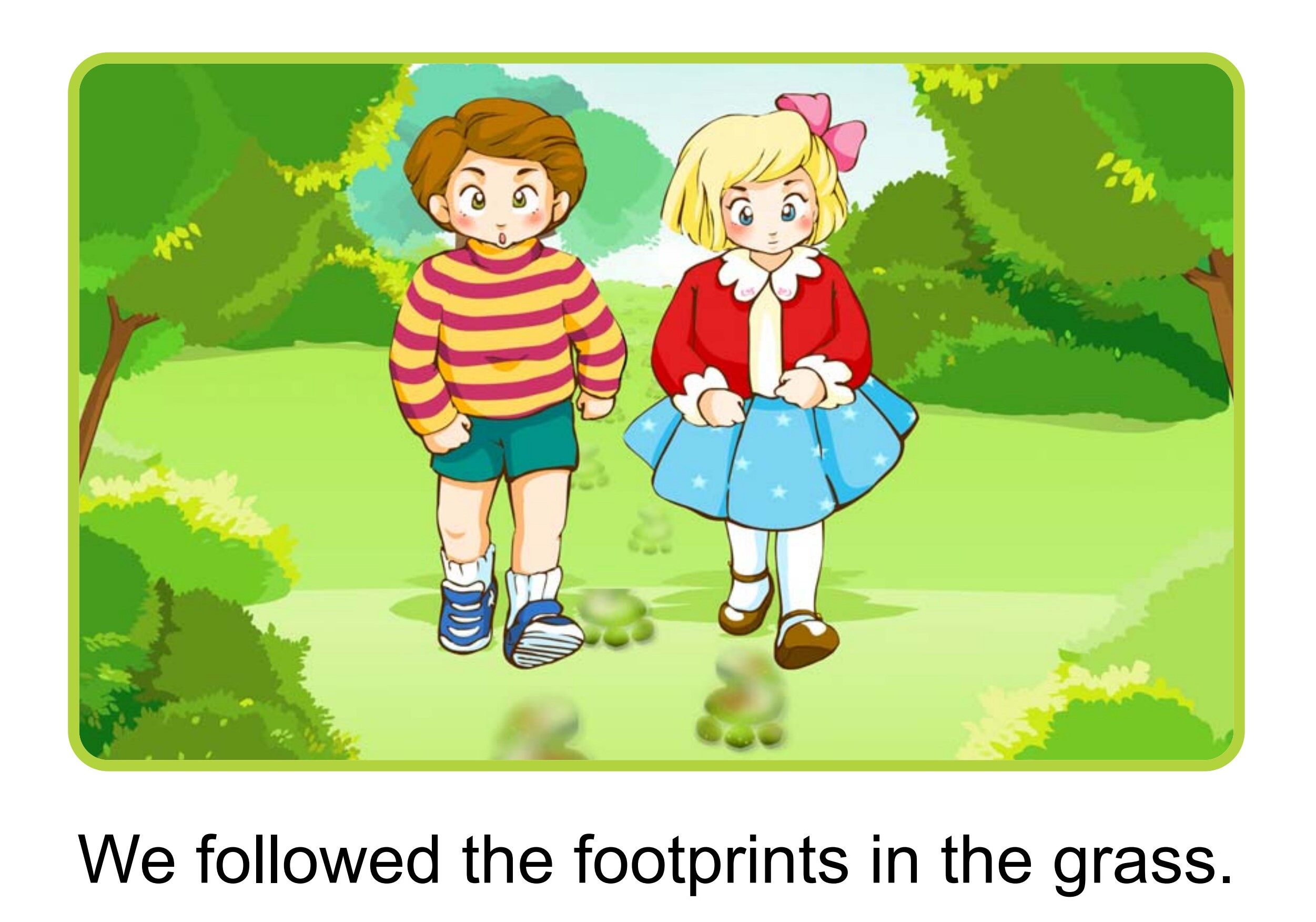 The Footprints绘本故事第4页