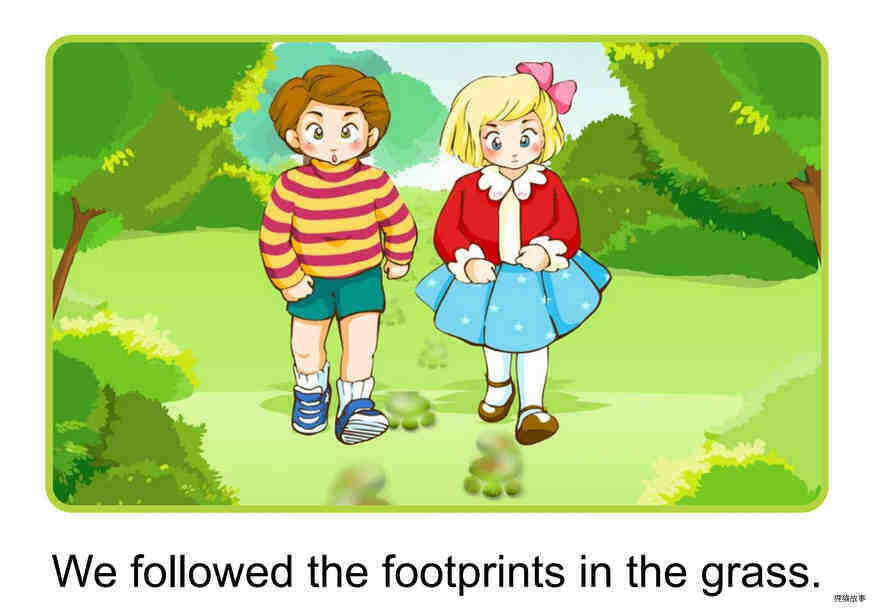 The Footprints绘本故事第4页