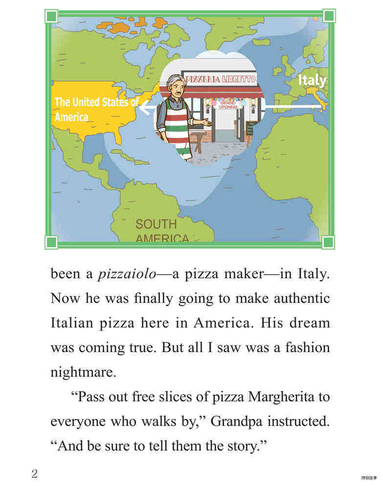 An Italian Pizzeria绘本故事第3页