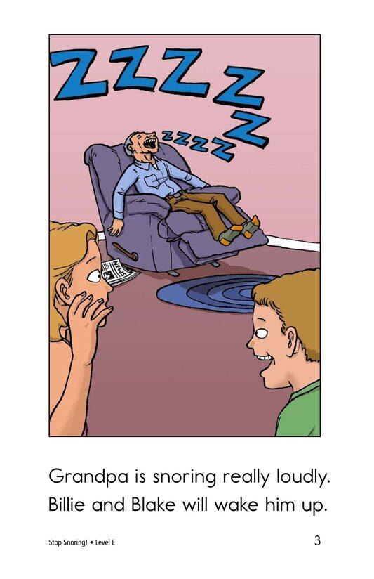 Stop Snoring!绘本故事第3页