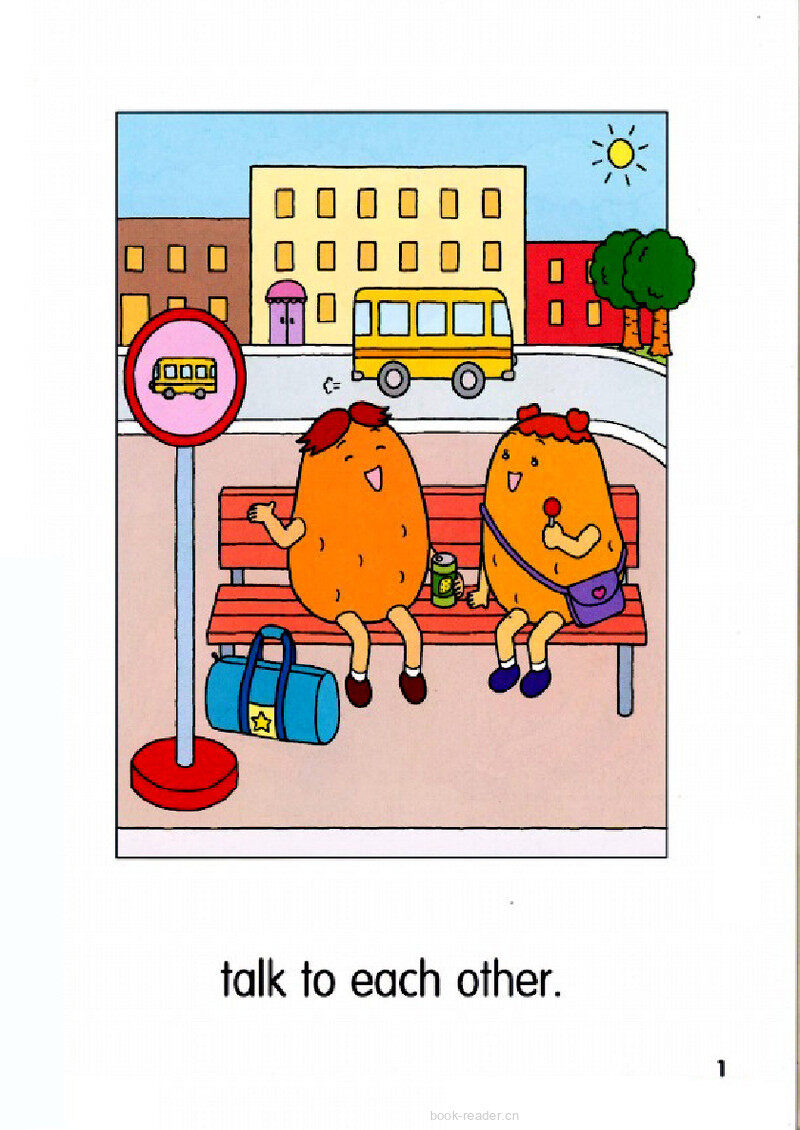 1E-Good friends绘本故事第4页