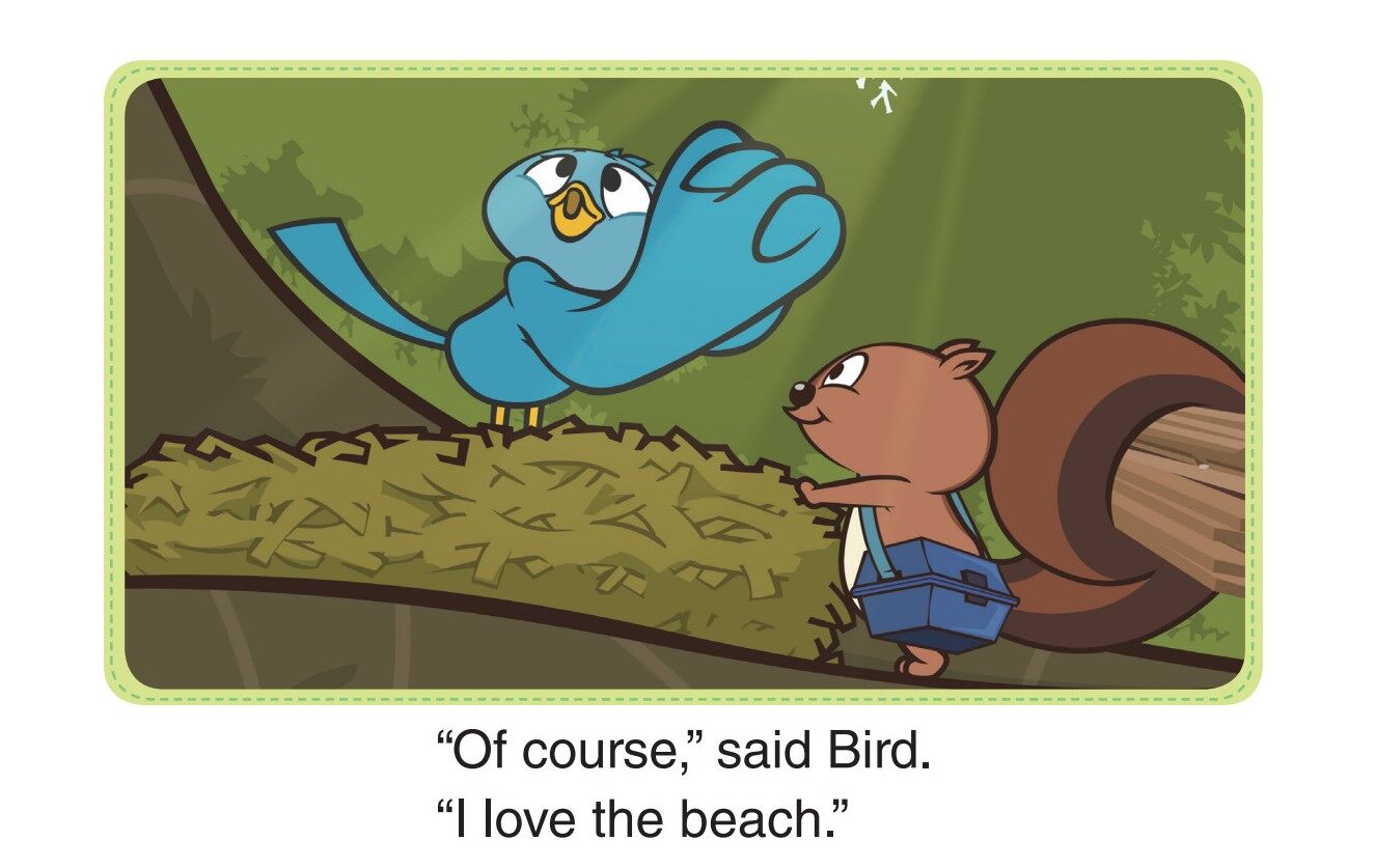 Going to the Beach绘本故事第3页