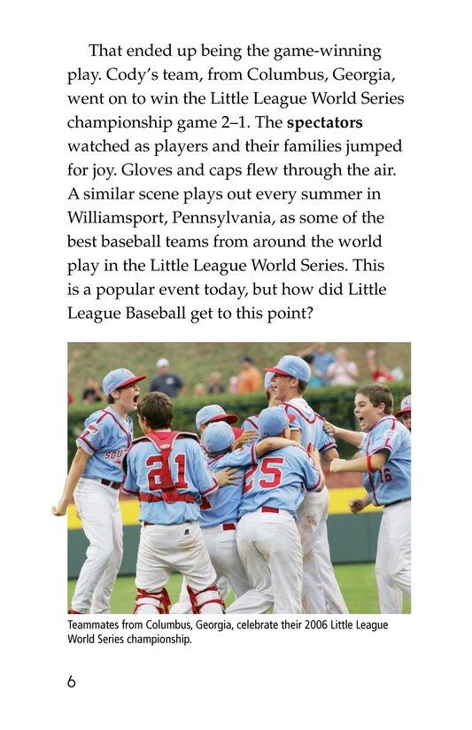 A Big League for Little Players绘本故事第5页