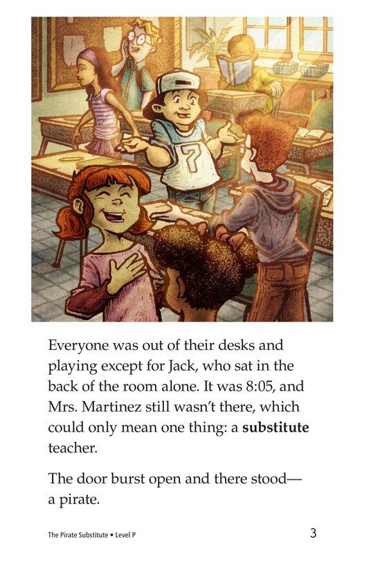 The Pirate Substitute绘本故事第3页