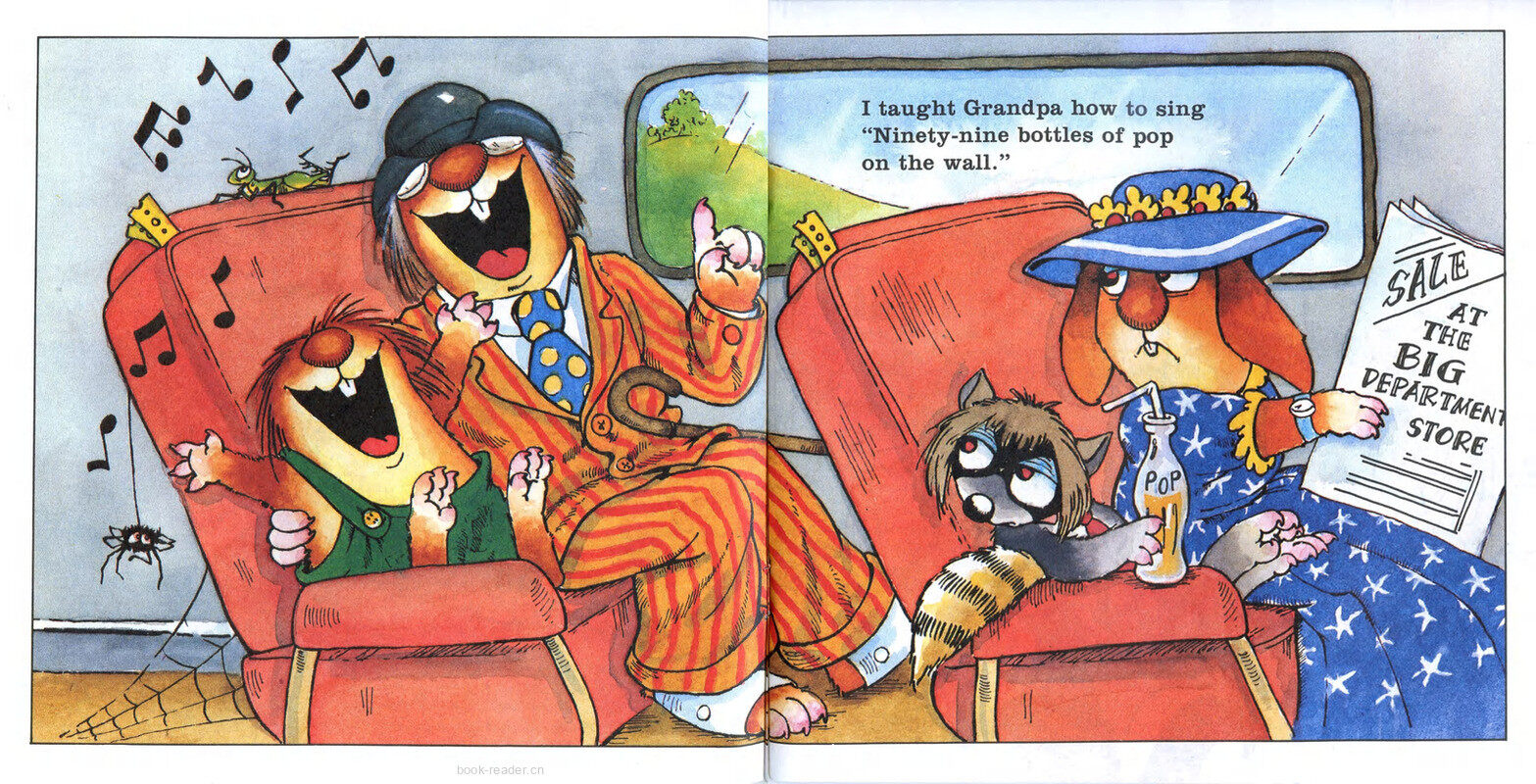 Just Grandpa and Me绘本故事第5页