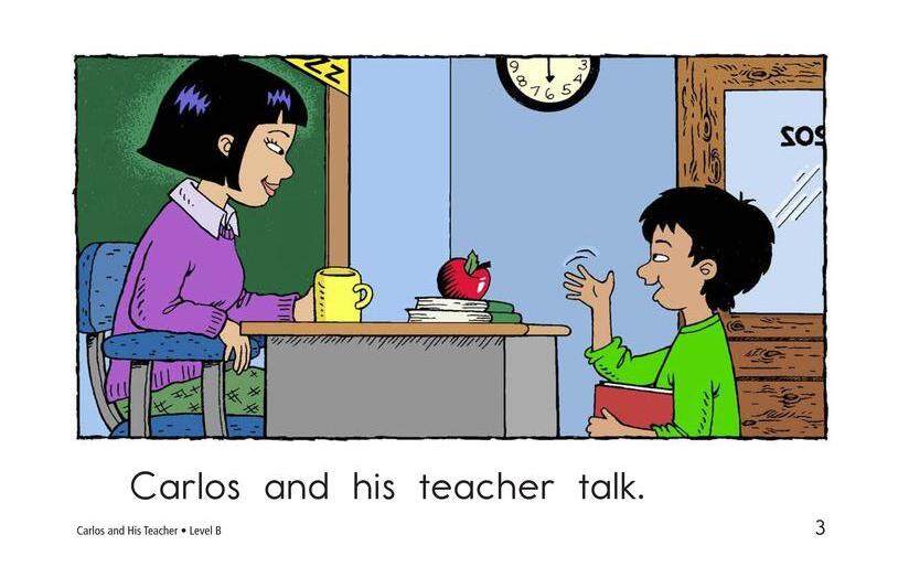 Carlos and His Teacher绘本故事第3页