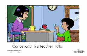 Carlos and His Teacher绘本故事第3页
