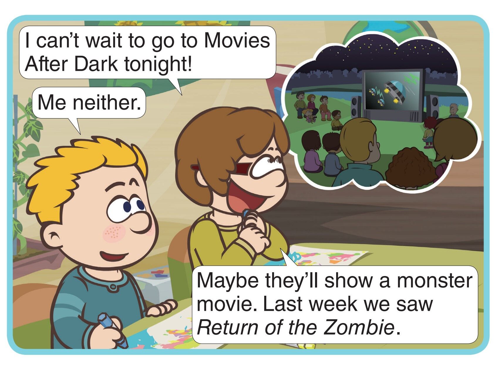 A Scary Note绘本故事第3页