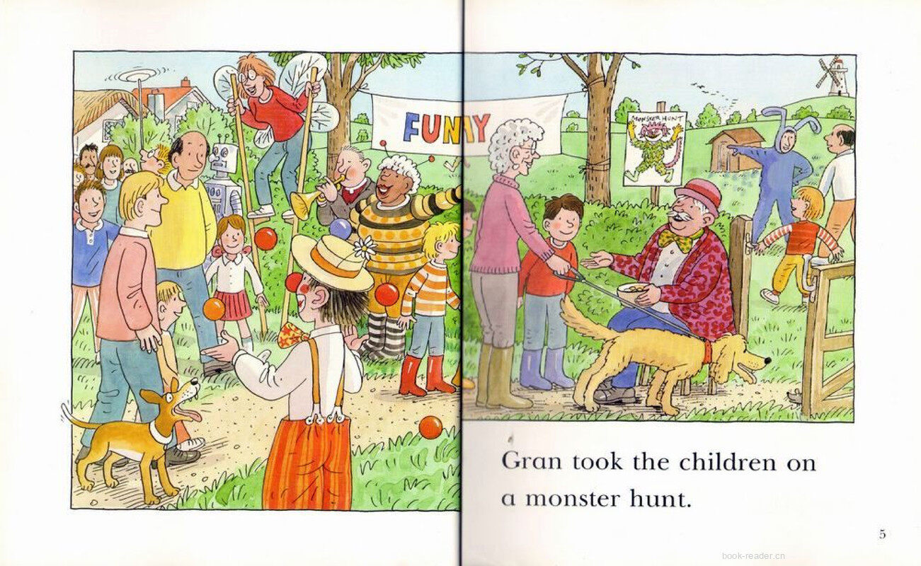 2B The Monster Hunt绘本故事第3页