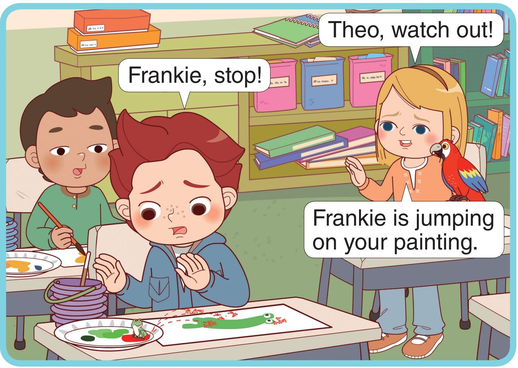 Frog Footprints绘本故事第5页