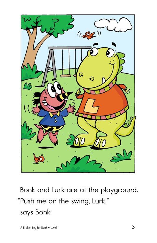 A Broken Leg for Bonk绘本故事第3页