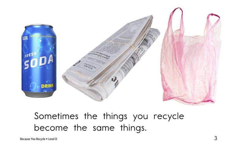 Because You Recycle绘本故事第3页