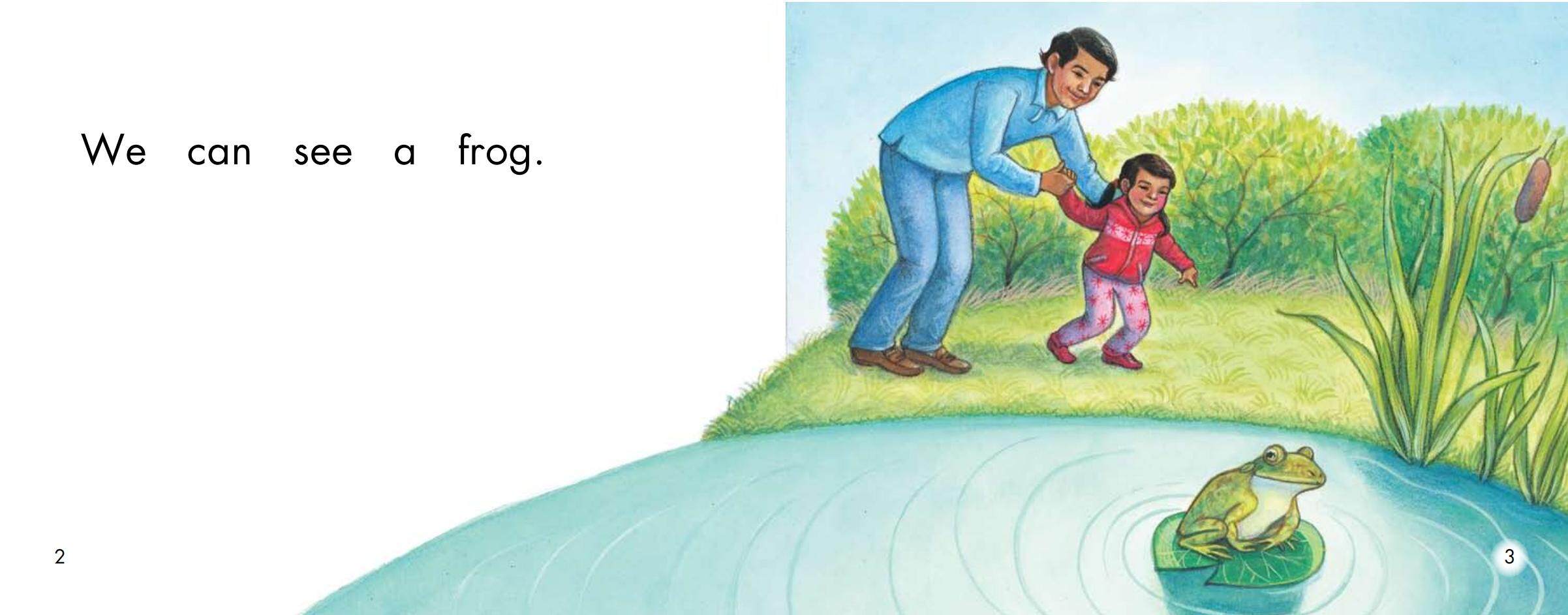 At the pond绘本故事第3页
