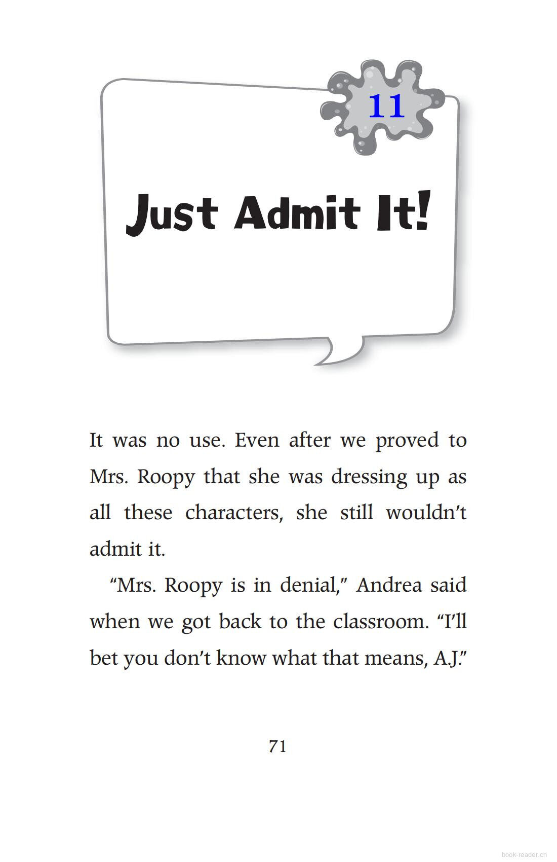 Chapter11 Just Admit It!绘本故事第2页