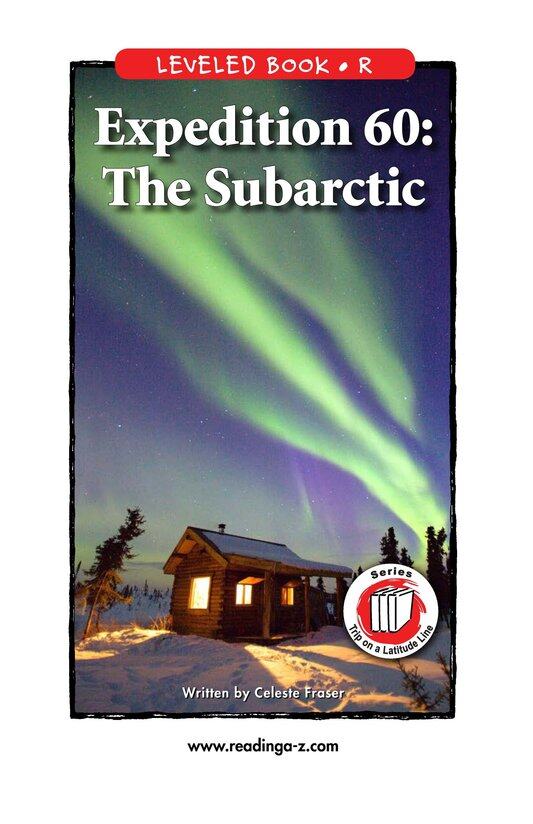Expedition 60 The Subarctic绘本故事第2页