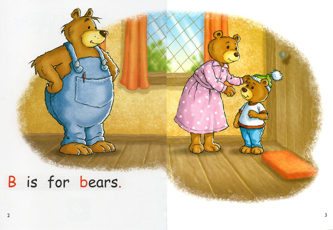 naughty goldilocks绘本故事第3页