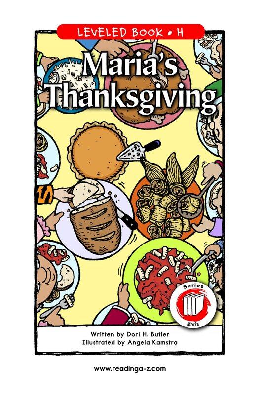 Maria's Thanksgiving绘本故事第2页