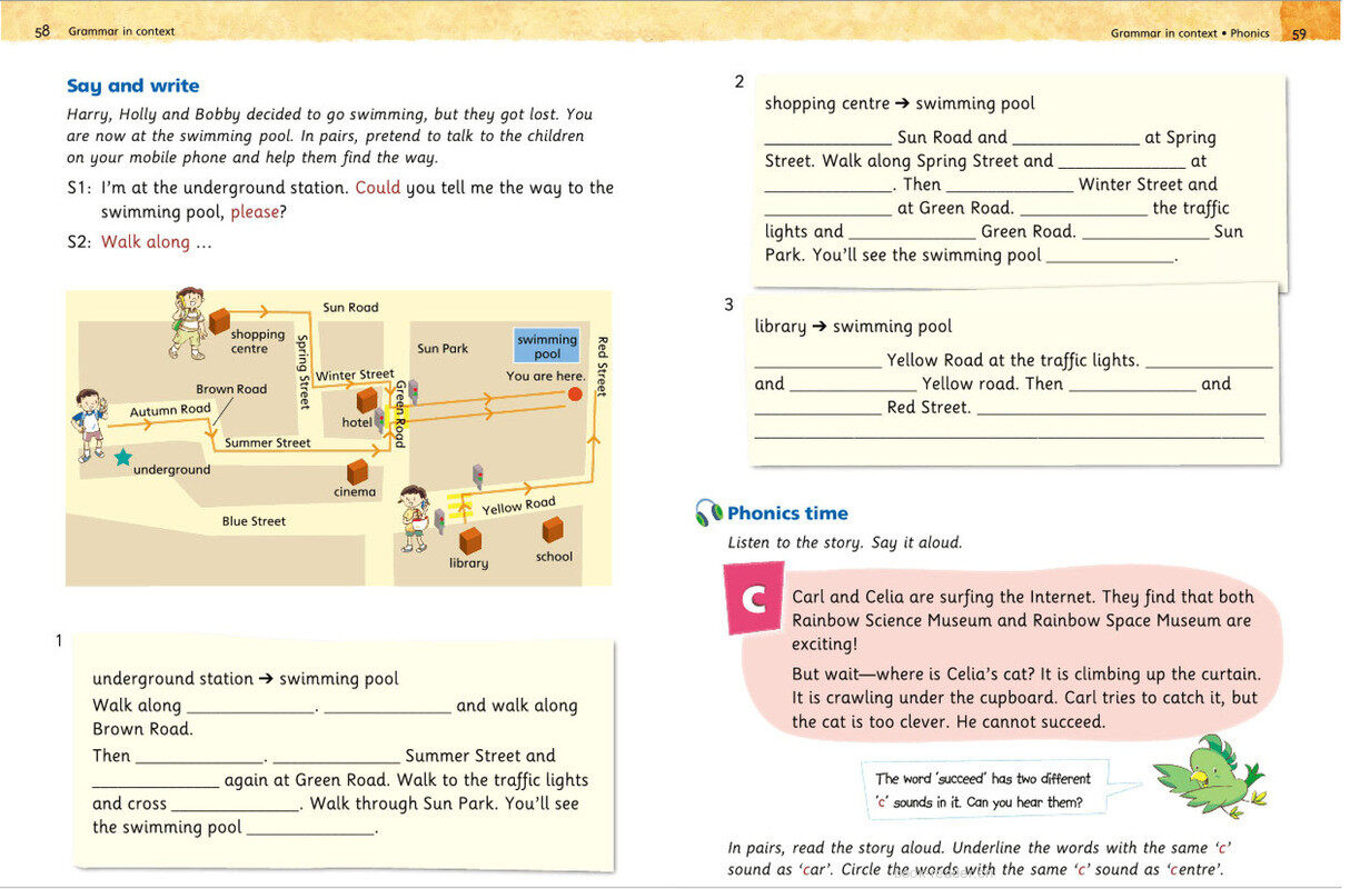 4B Unit 6 Welcome to Rainbow City绘本故事第5页
