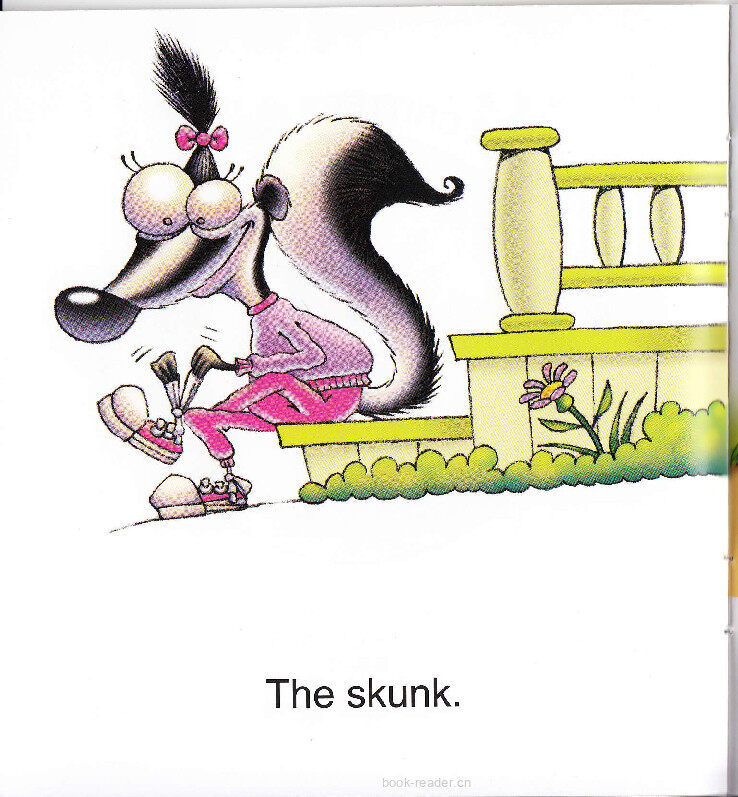 The Skunk Jogs绘本故事第3页