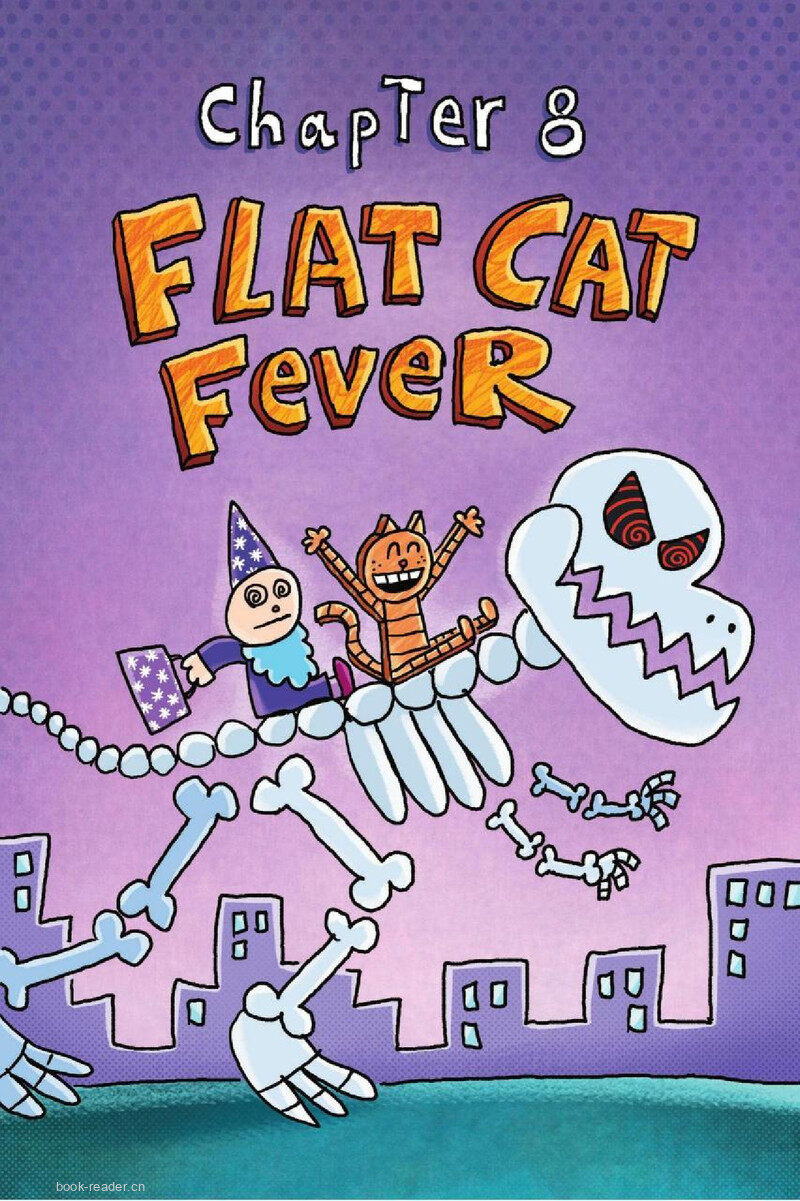 8  Flat Cat Fever绘本故事第2页
