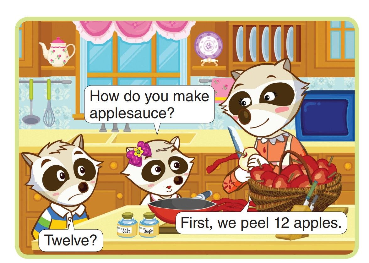 Making Applesauce绘本故事第3页