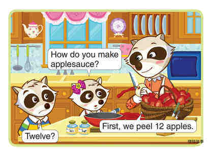Making Applesauce绘本故事第3页