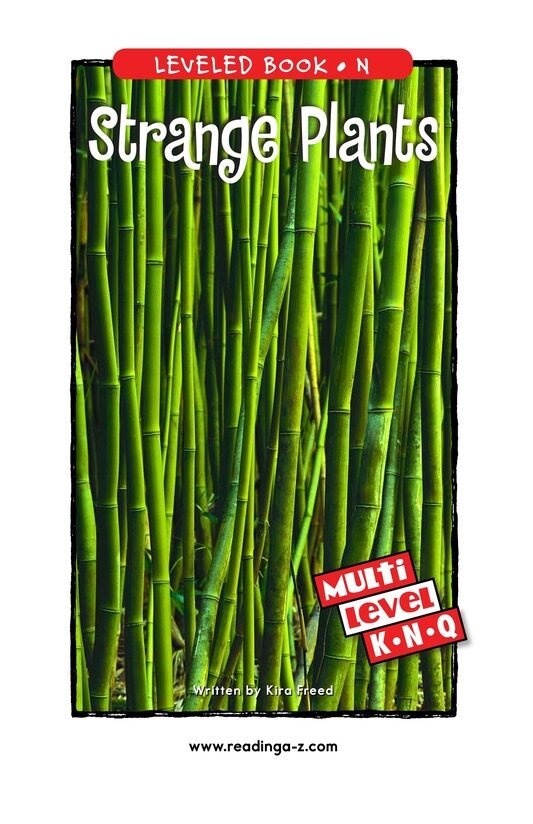 Strange Plants绘本故事第2页