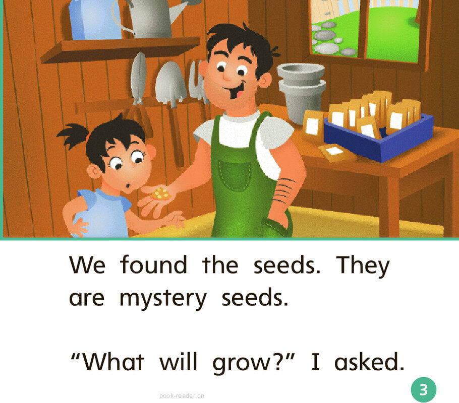 GK Beyond U05W1 The Mystery Seeds绘本故事第4页