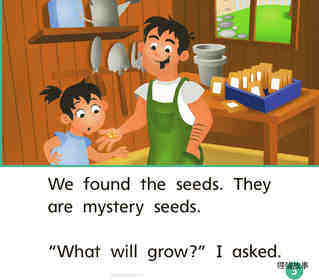 GK Beyond U05W1 The Mystery Seeds绘本故事第4页