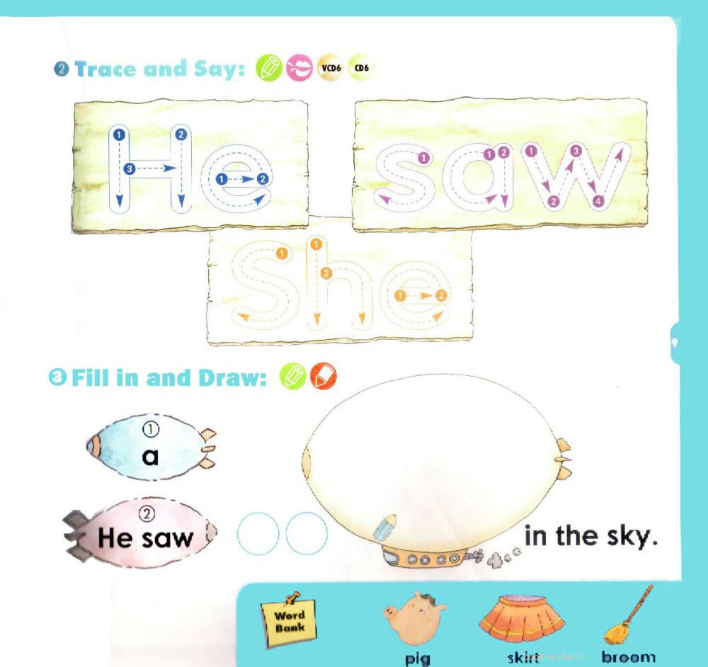 3 In the Sky绘本故事第3页