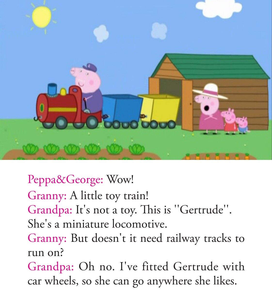 Grandpa's Little Train绘本故事第4页