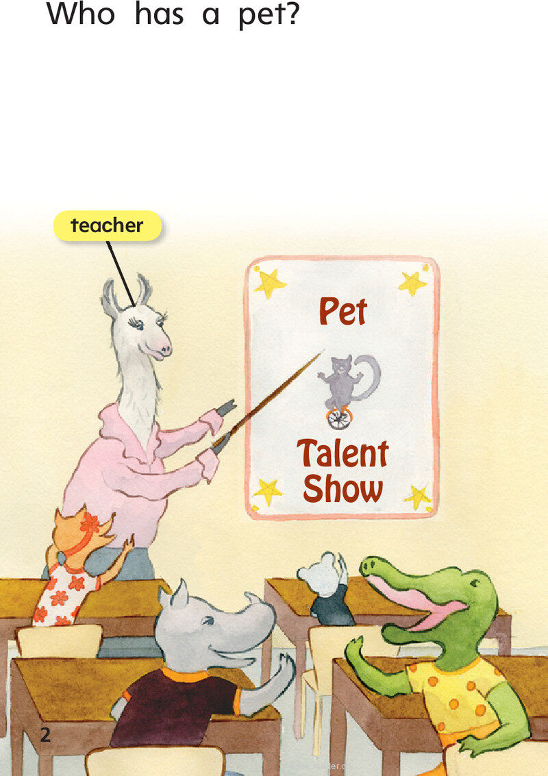G1 ELL U1W3 Pet Show绘本故事第4页