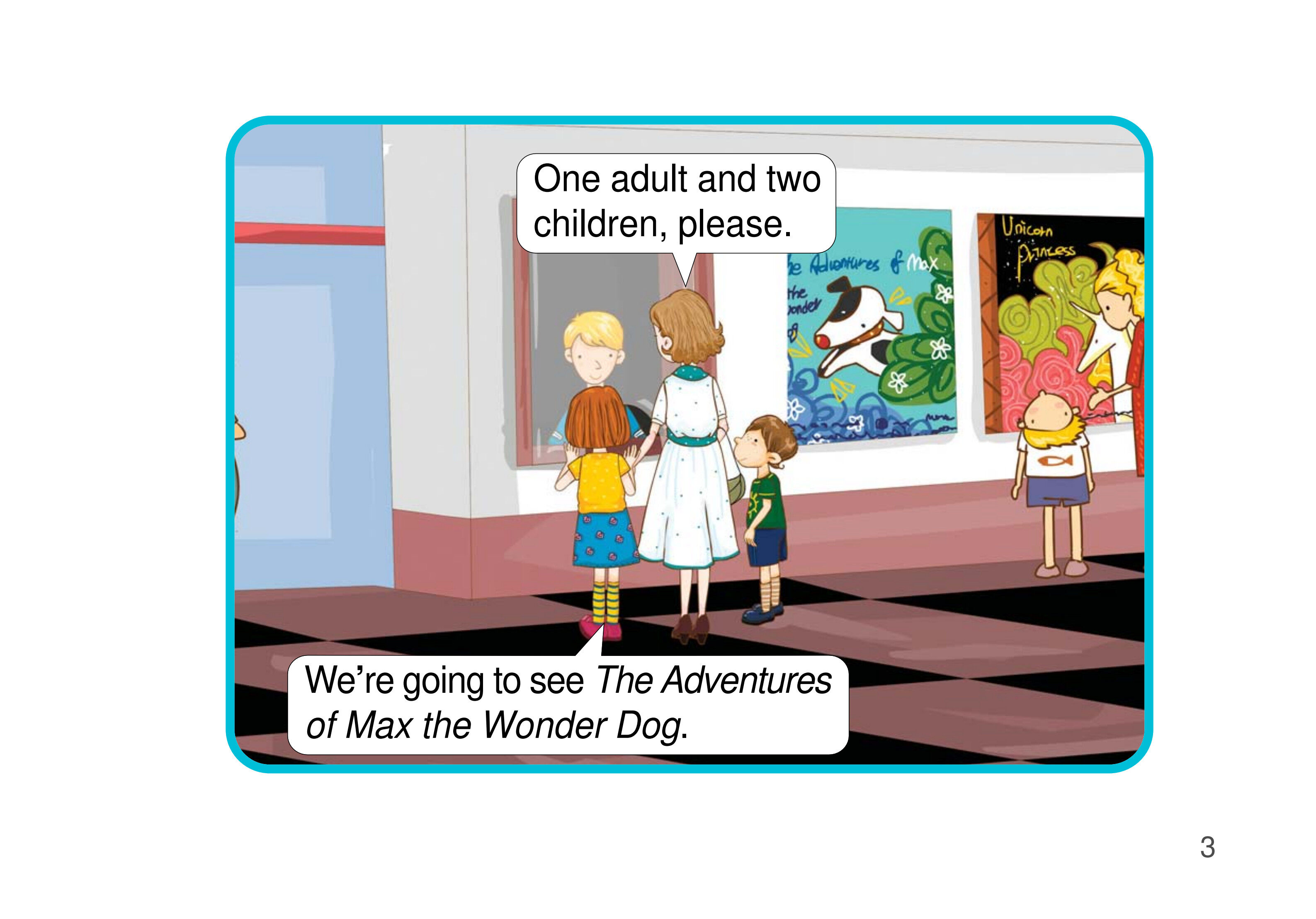 At the Movies绘本故事第4页