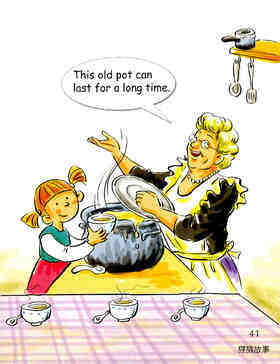 Grandma's Old Pot绘本故事第3页