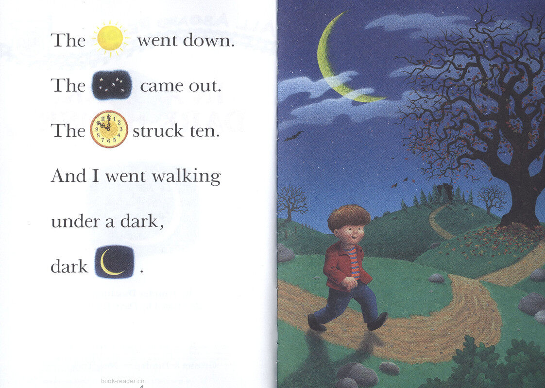 In a dark dark house绘本故事第4页