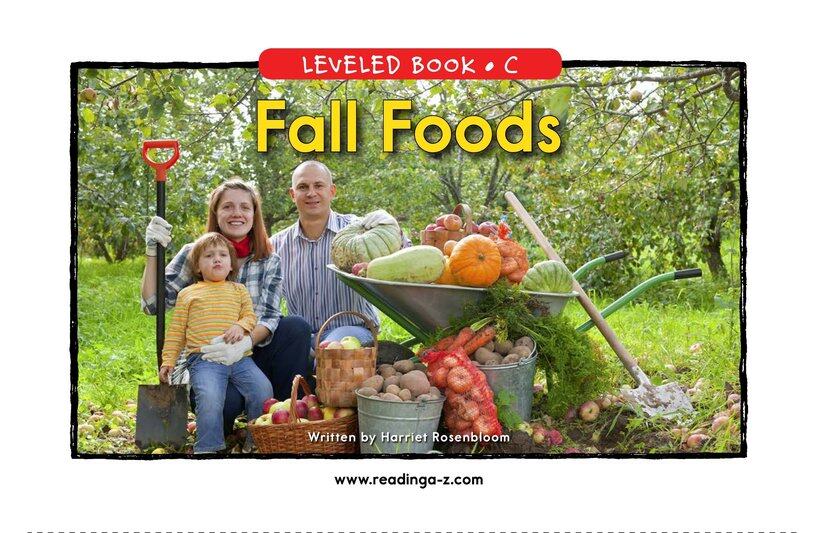 Fall Foods绘本故事第2页
