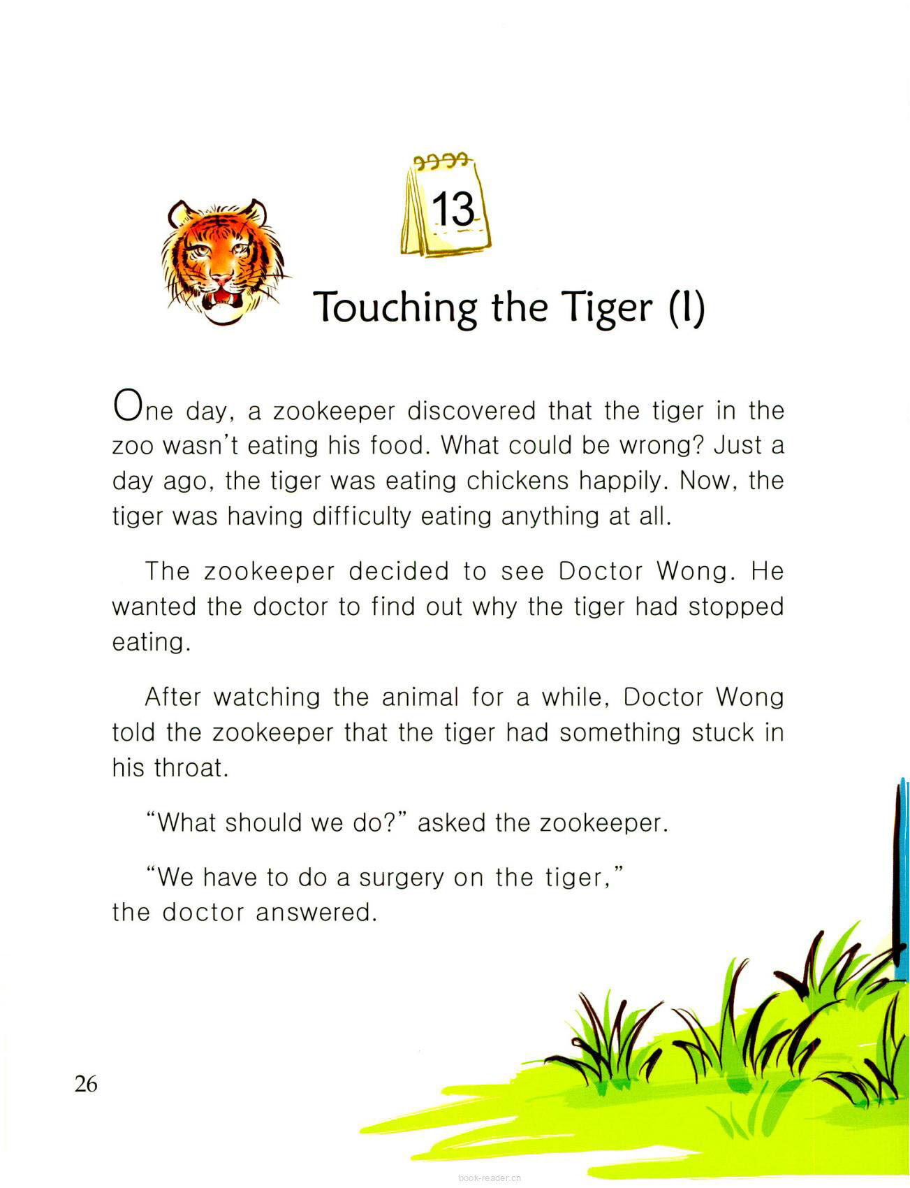 Touching the Tiger(I)绘本故事第2页