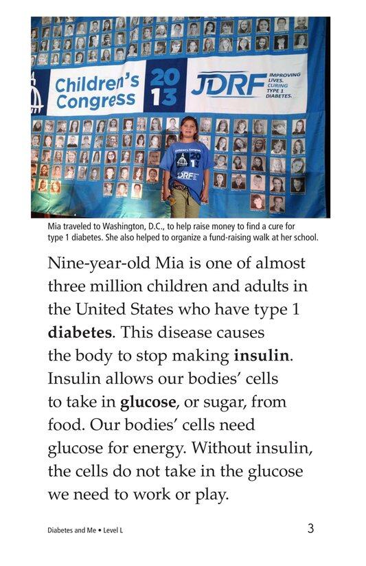 Diabetes and Me绘本故事第3页