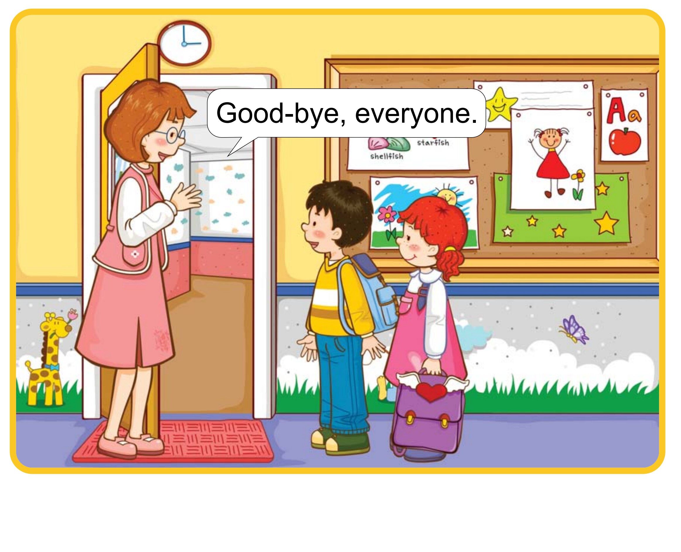 Good-bye!绘本故事第2页