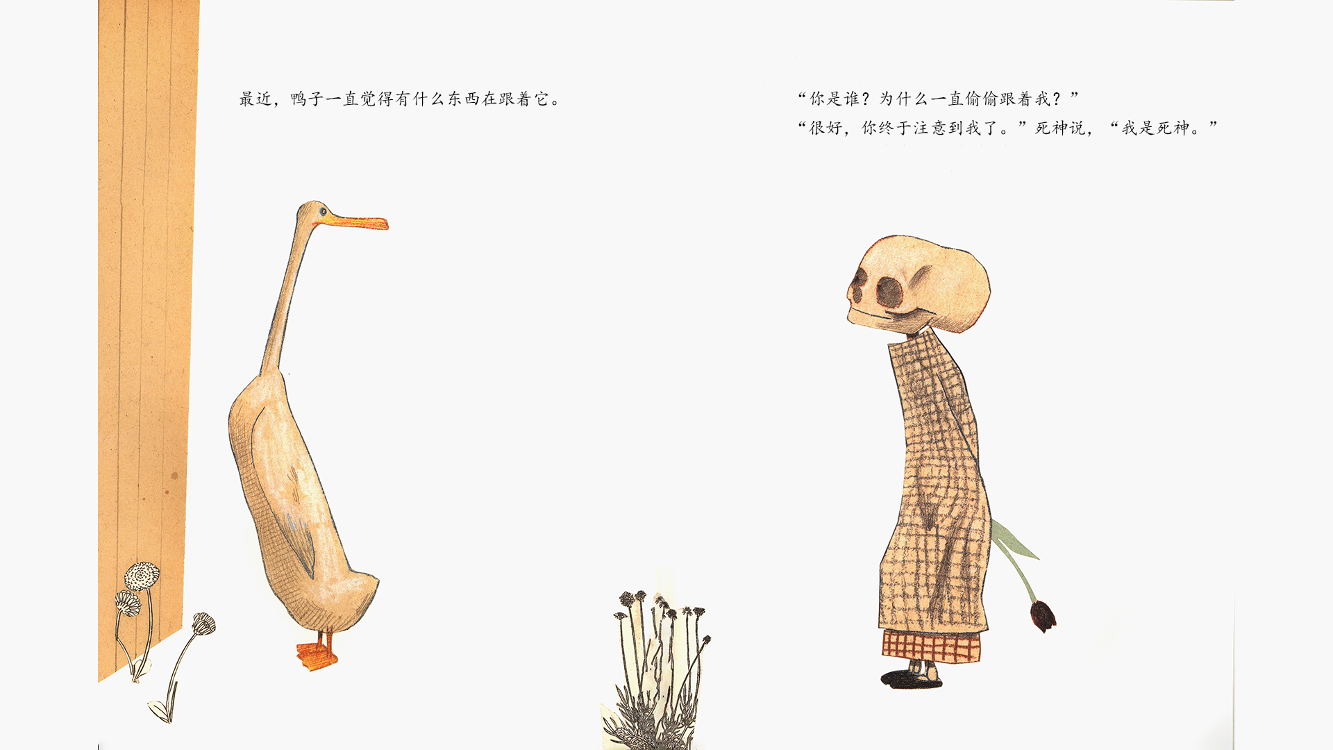 当鸭子遇见死神绘本故事第5页