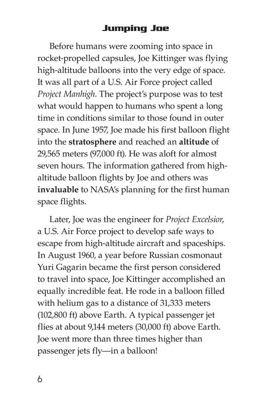 Joe Kittinger An Unsung Hero绘本故事第5页