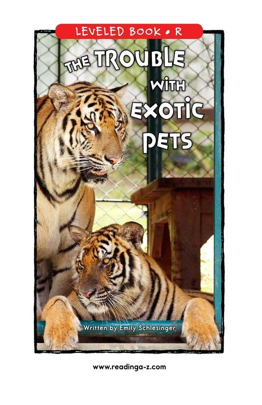 The Trouble with Exotic Pets绘本故事第2页