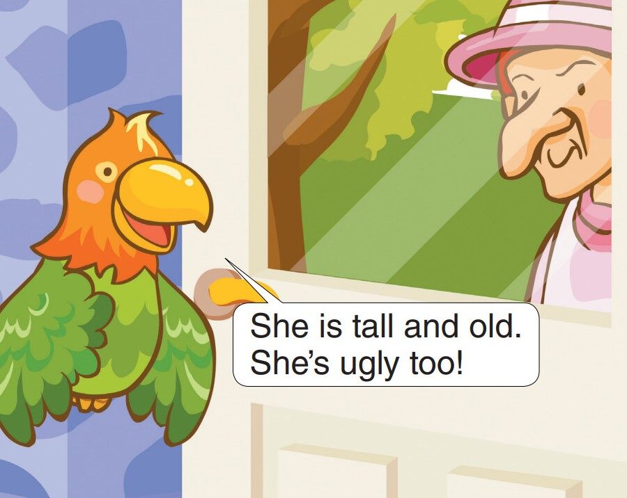 She Is Tall and Old绘本故事第4页