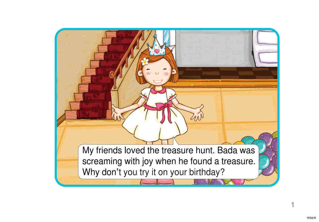 The Birthday Treasure Hunt绘本故事第2页