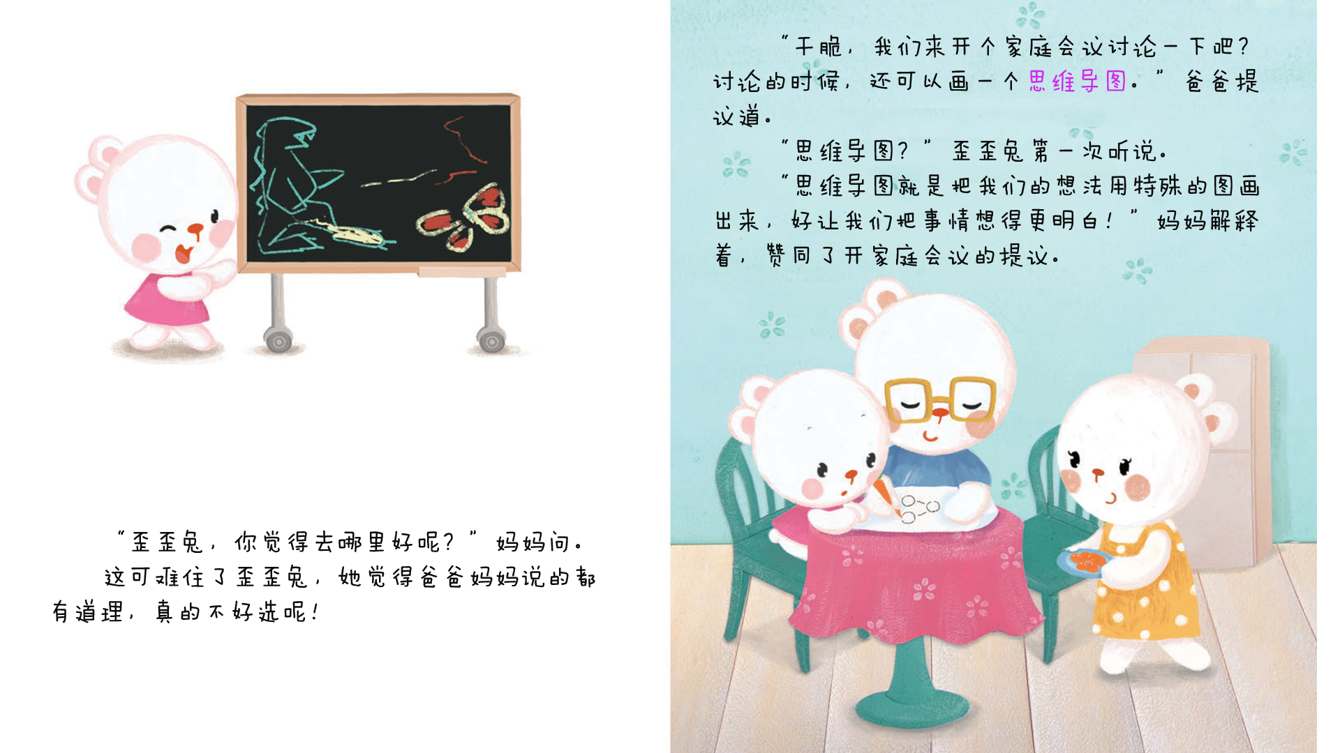 思维导图--假期去哪儿绘本故事第5页