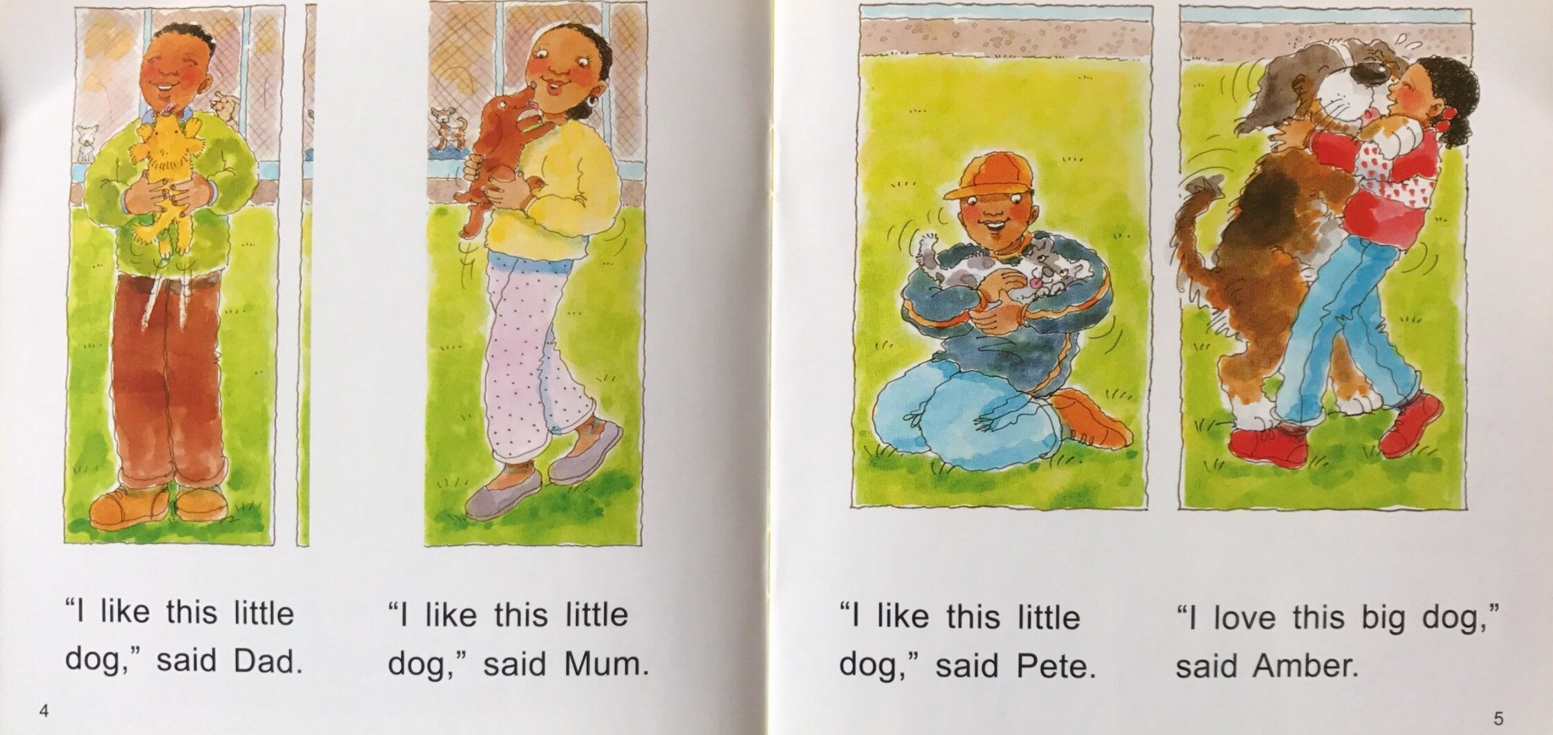 Amber’s Big Dog绘本故事第4页