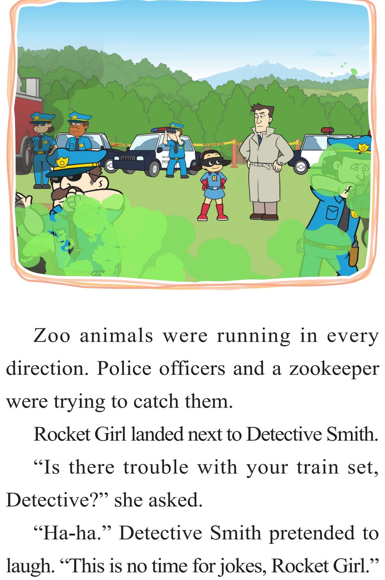 Animals on the Loose绘本故事第5页