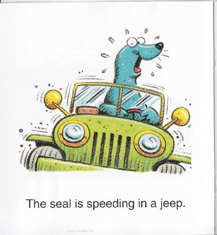 Speeding Seal绘本故事第5页