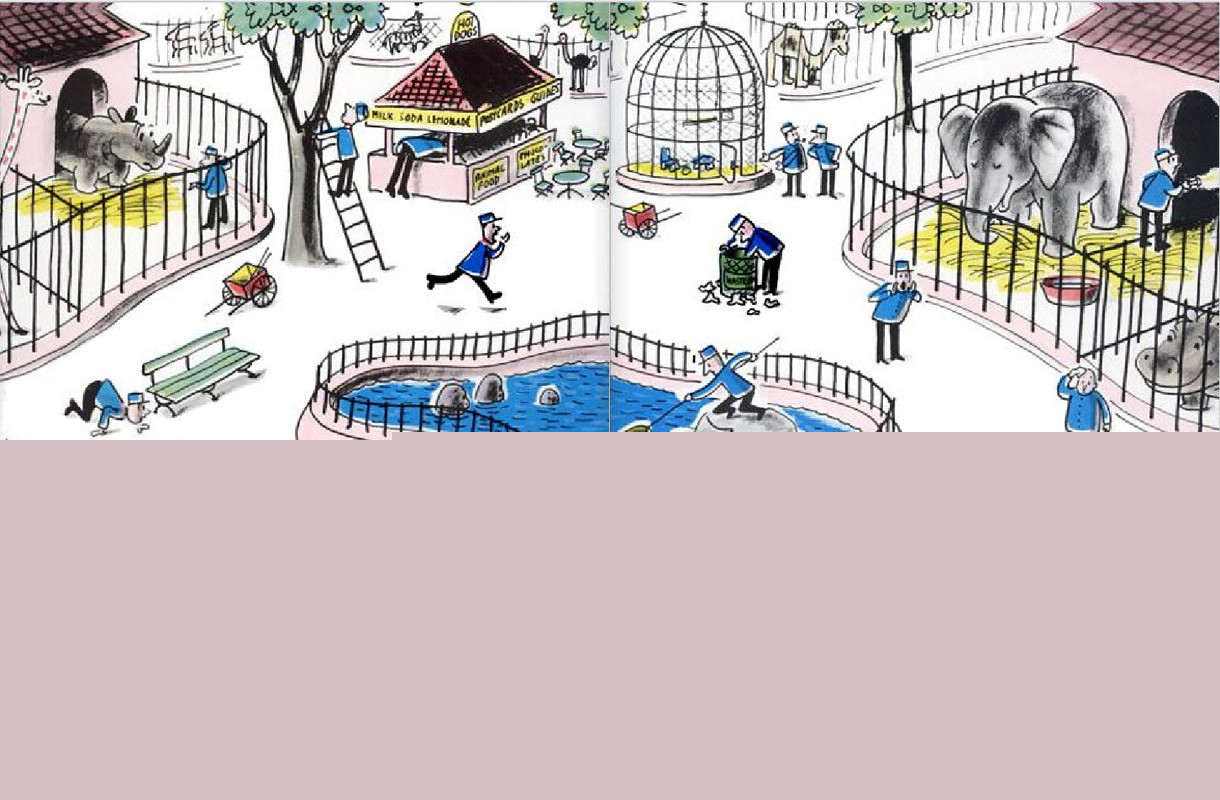 Curious George Takes a Job绘本故事第5页